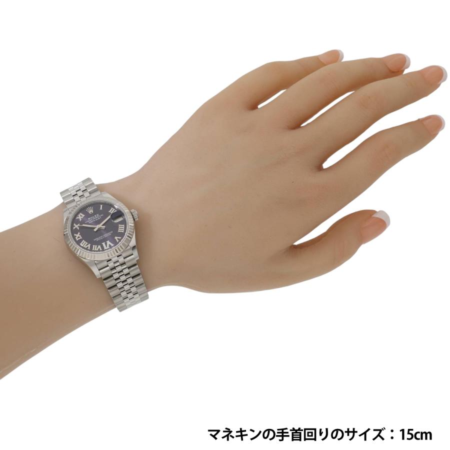 デイトジャスト [新品]ロレックス 31 278274 オーベルジーヌ×VIダイヤ