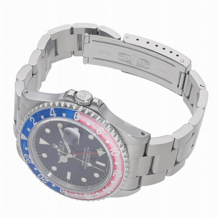 GMTマスター [中古]ロレックス 赤青/ペプシ ブラック 16700 X番 メンズ