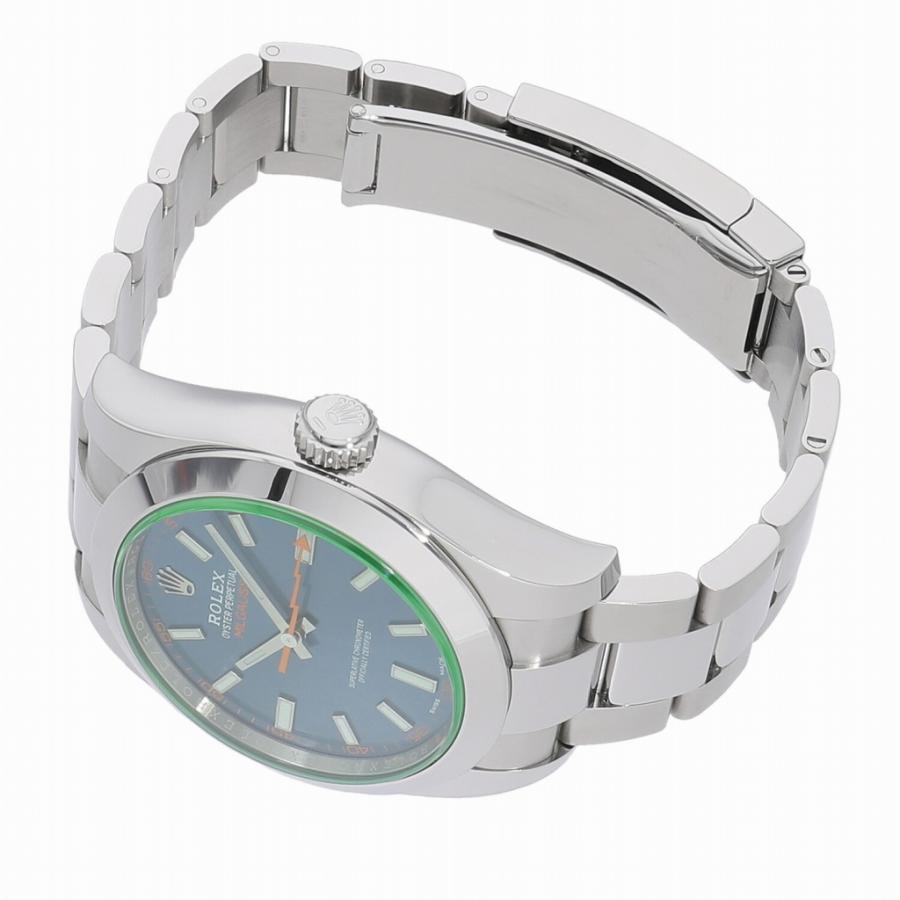 ミルガウス [中古]ロレックス ブルー 116400GV ランダム メンズ 送料