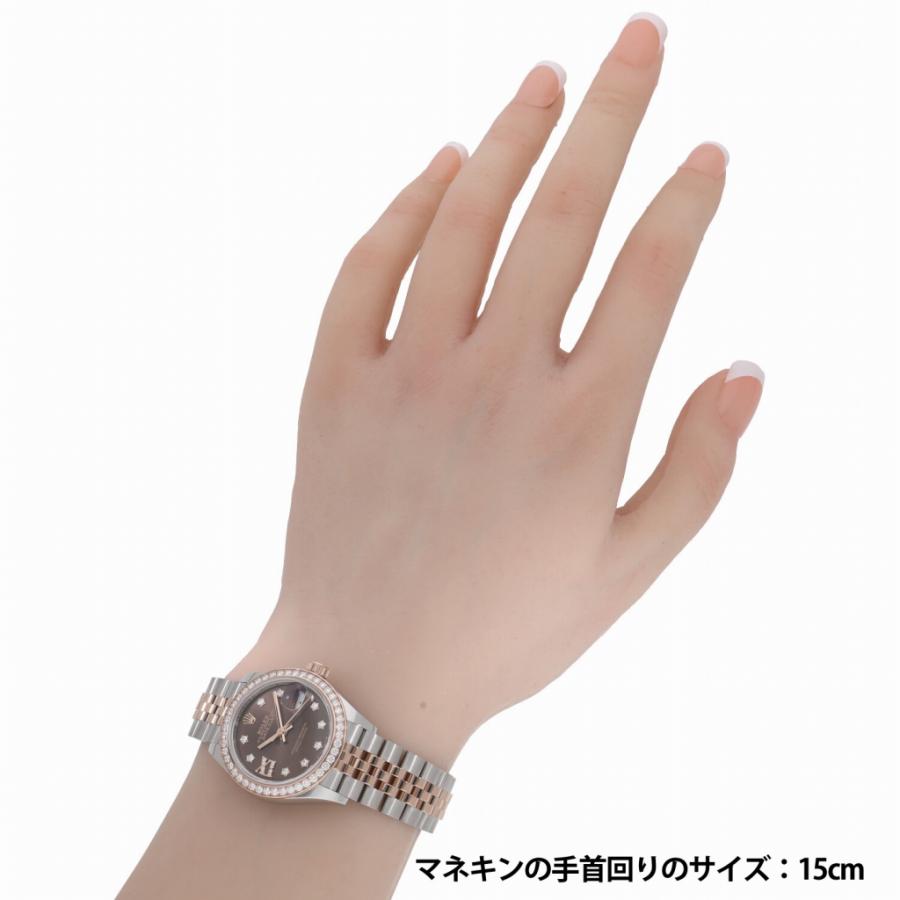 [新品]ロレックス レディ デイトジャスト 28 チョコレート＊9Pスター/IXダイヤ 279381RBR レディース 送料無料 腕時計 | デイトジャスト | 06