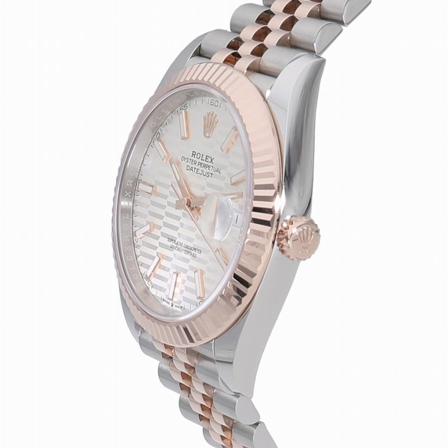 デイトジャスト [未使用]ロレックス 41 シルバー フルーテッドモチーフ