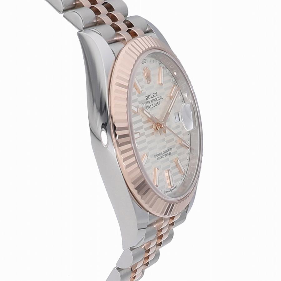 デイトジャスト [未使用]ロレックス 41 シルバー フルーテッドモチーフ