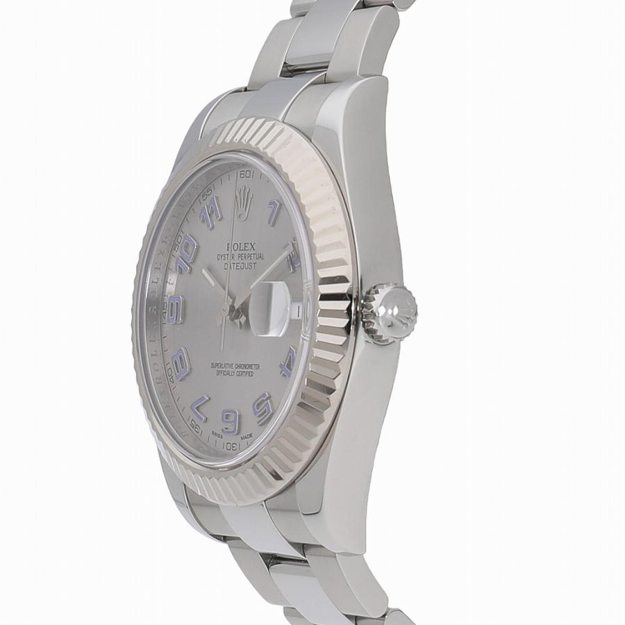 デイトジャスト [中古]ロレックス II シルバー×ブルーアラビア 116334