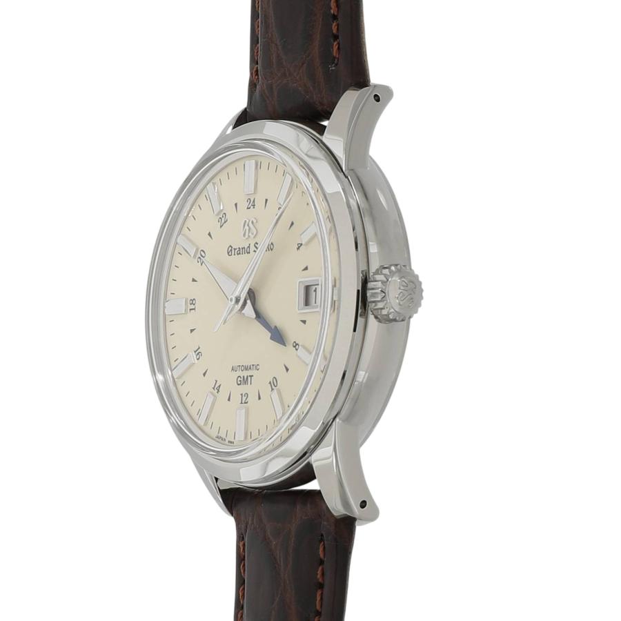セイコー グランドセイコー エレガンス コレクション メカニカル GMT SBGM221 / 9S66-00A0 アイボリー メンズ 未使用[s7596] Grand Seiko [未使用]セイコー グランドセイコー エレガンス