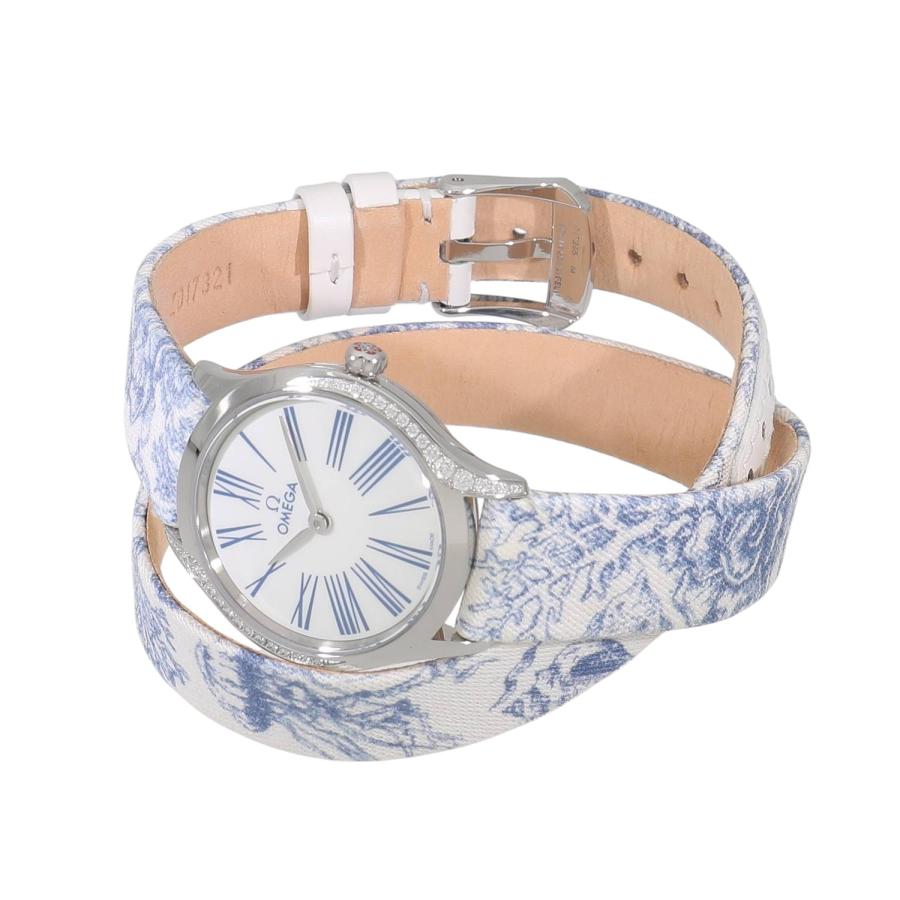 オメガ OMEGA デビル ミニ トレゾア 428.17.26.60.04.001 ホワイト ステンレススチール クオーツ レディース 腕時計 DE VILLE [未使用]オメガ デ・ヴィル ミニ トレゾア 428.17.26.60