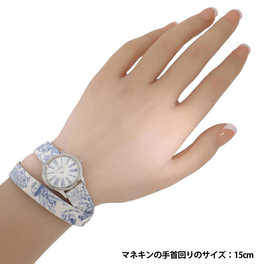 オメガ OMEGA デビル ミニ トレゾア 428.17.26.60.04.001 ホワイト ステンレススチール クオーツ レディース 腕時計 428.17.26.60.04.001 Omega De Ville Mini Tresor Quartz 26mm Ladies