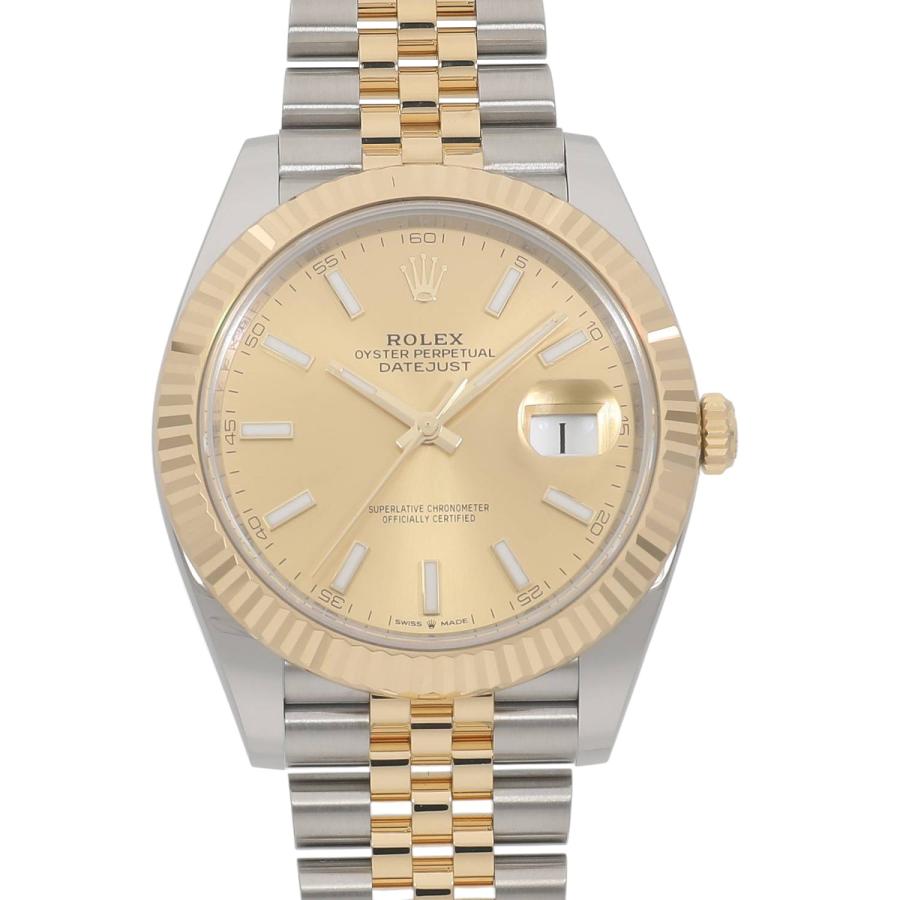 デイトジャスト [未使用]ロレックス 41 126333 ランダム シャンパン  