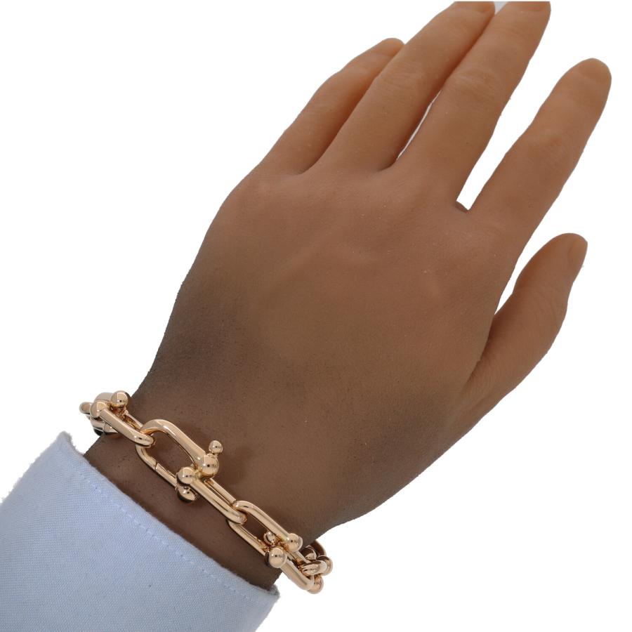 ティファニー ハードウェア ラージ リンク ブレスレット 中古品 TIFFANY&Co. [中古]ティファニー ハードウェア ラージ リンク