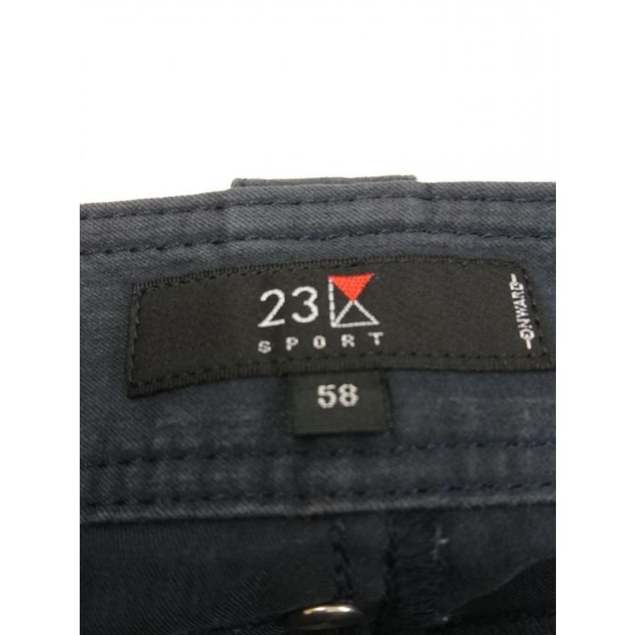 23区スポーツ ゴルフウェア 黒カーゴパンツ 23区GOLF 23区スポーツ パンツ 黒 カーゴパンツ レディース 58 ゴルフ