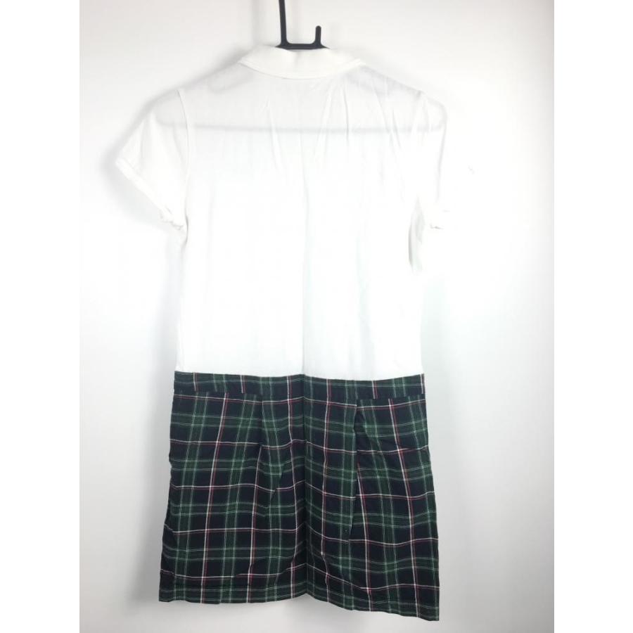 50%OFF価格／FRED PERRY フレッドペリー ポロシャツワンピース 白×黒 