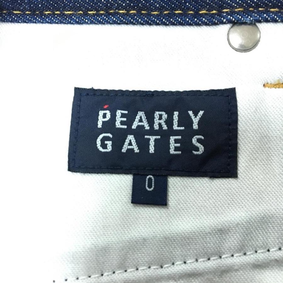 PEARLY GATESパーリーゲイツ　デニムパンツ　サイズ2 ダークネイビー ☆SALE70%OFF☆PEARLY GATES パーリーゲイツ デニムパンツ ダーク