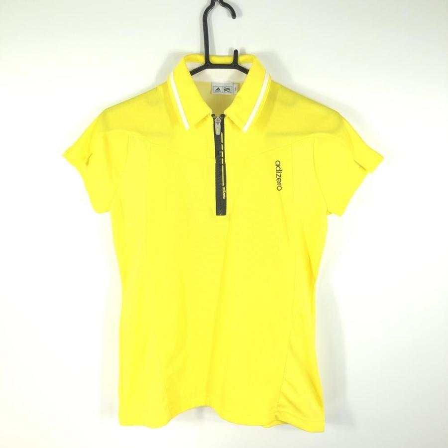 70 Off価格 美品 Adidas アディダス 半袖ポロシャツ イエロー 白 ハーフジップ Adizero 袖スリット レディース L G ゴルフウェア R12 1 240001031741 レオナード 通販 Yahoo ショッピング