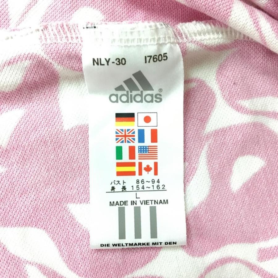 30 Off価格 Adidas アディダス ポロシャツワンピース インナーパンツ付き ピンク 白 総柄 両サイドスリット レディース Lg ゴルフウェア 1 レオナード 通販 Yahoo ショッピング