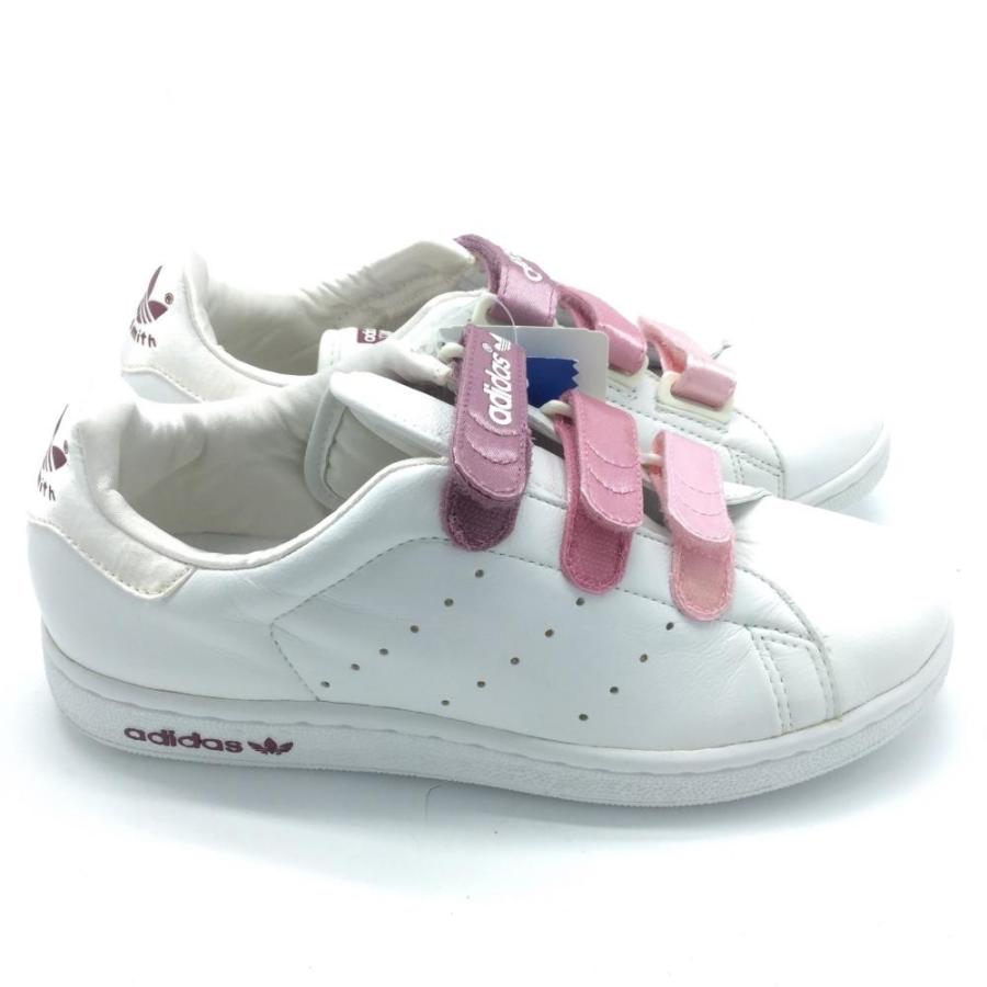 新品 Adidas アディダス オリジナルス スニーカー 白 Stan Smith Cf W スタンスミス ベルクロ 23 5cm レディース ブランド1 1 レオナード 通販 Yahoo ショッピング