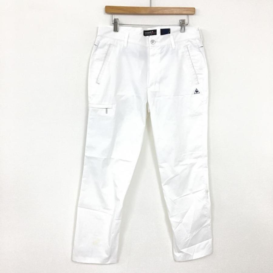 Off Le Coq Sportif ルコック パンツ 白 透け感 ロゴプリント メンズ L ゴルフウェア 1 レオナード 通販 Yahoo ショッピング