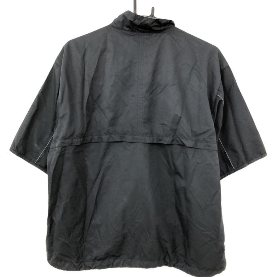 極美品 00s NIKE GOLF 半袖スニード 旧ロゴ ブラック メンズ ☆10%OFF価格☆【美品】NIKE ナイキゴルフ 半袖スニード ブルゾン 黒