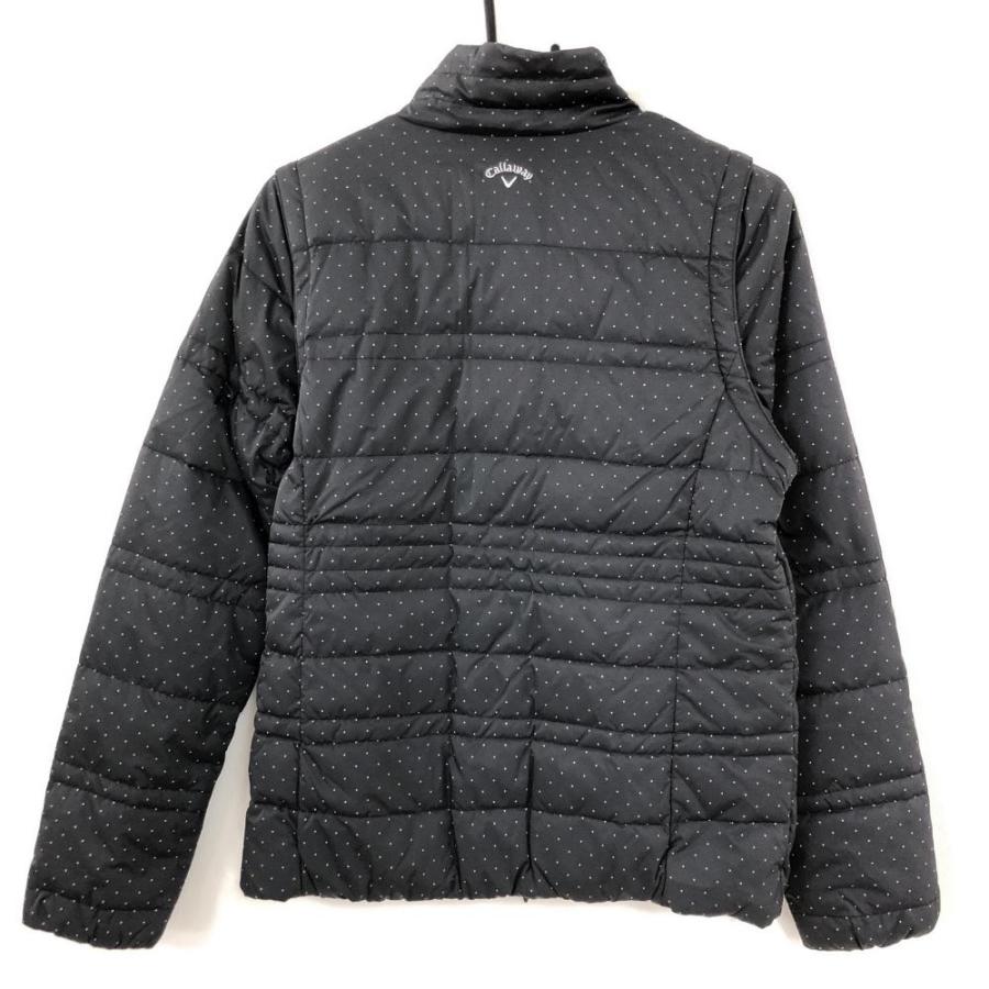 ☆40%OFF価格☆Callaway キャロウェイ ダウンジャケット 黒×白 ドット 