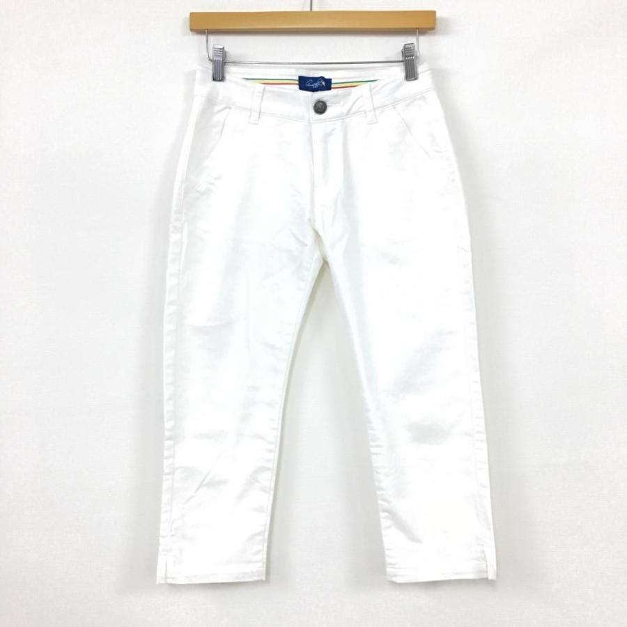 美品 Arnold Palmer Golf アーノルドパーマーゴルフ クロップドパンツ 白 ロゴマーク 総柄 レディース 7 ゴルフウェア 1 レオナード 通販 Yahoo ショッピング