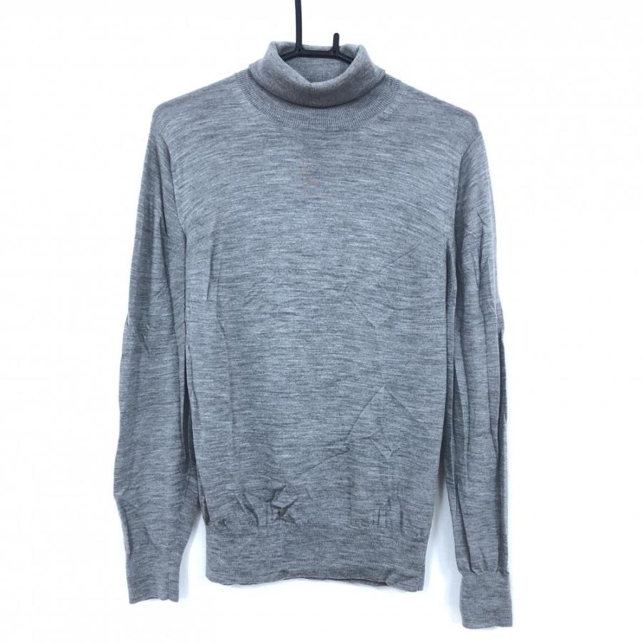美品 United Arrouws ユナイテッドアローズ 長袖タートルネックセーター 杢ライトグレー ウール100 薄手 シンプル M メンズ ブランド2 1 レオナード 通販 Yahoo ショッピング