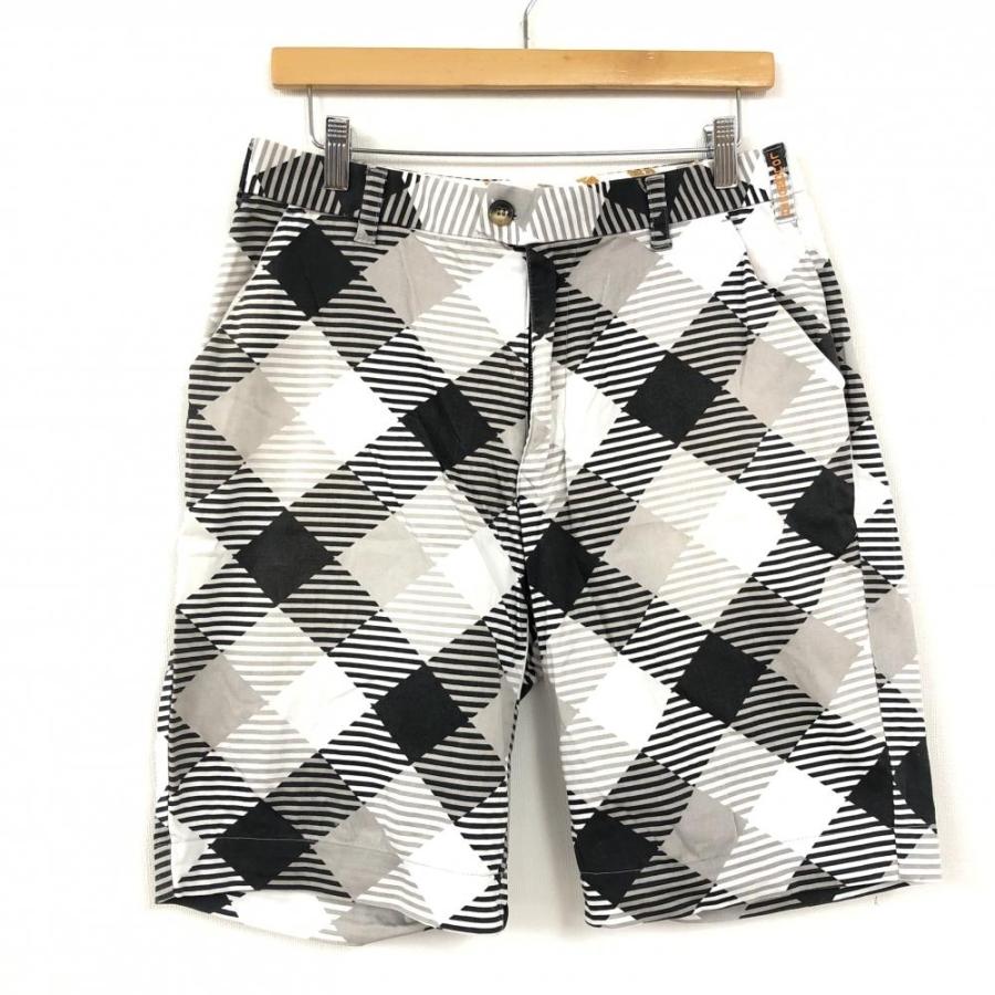 Off価格 Loudmouth ラウドマウス ハーフパンツ 白 黒 ボーダー チェック柄 総柄 メンズ 32 ゴルフウェア 1 レオナード 通販 Yahoo ショッピング