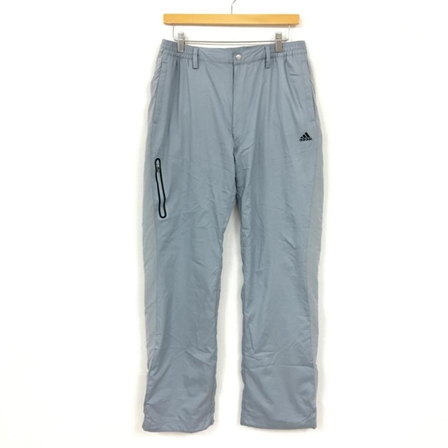 美品 Adidas アディダス パンツ ライトブルーグレー ライトグレー 裏地蓄熱 ウエスト調整紐 ドローコード メンズ O Xg ゴルフウェア 1 レオナード 通販 Yahoo ショッピング