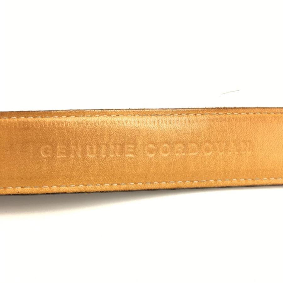 【中古】エムズインコーポレーション  M's In Corporation コードバン レザー ベルト ライトブラウン【サイズ36】【メンズ】 ☆SALE70%OFF☆M's In Corporation エムズインコーポレーション ベルト