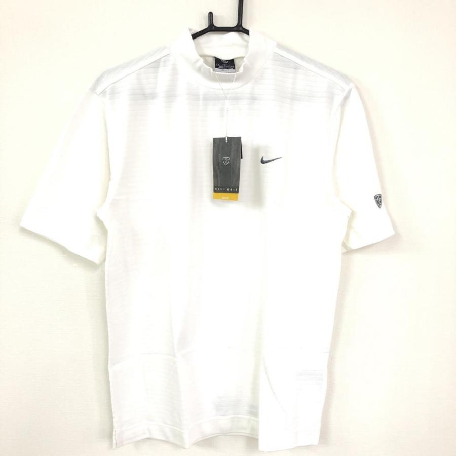 新品 Nike ナイキゴルフ 半袖ハイネックシャツ 白 Dri Fit メンズ S ゴルフウェア 1 レオナード 通販 Yahoo ショッピング