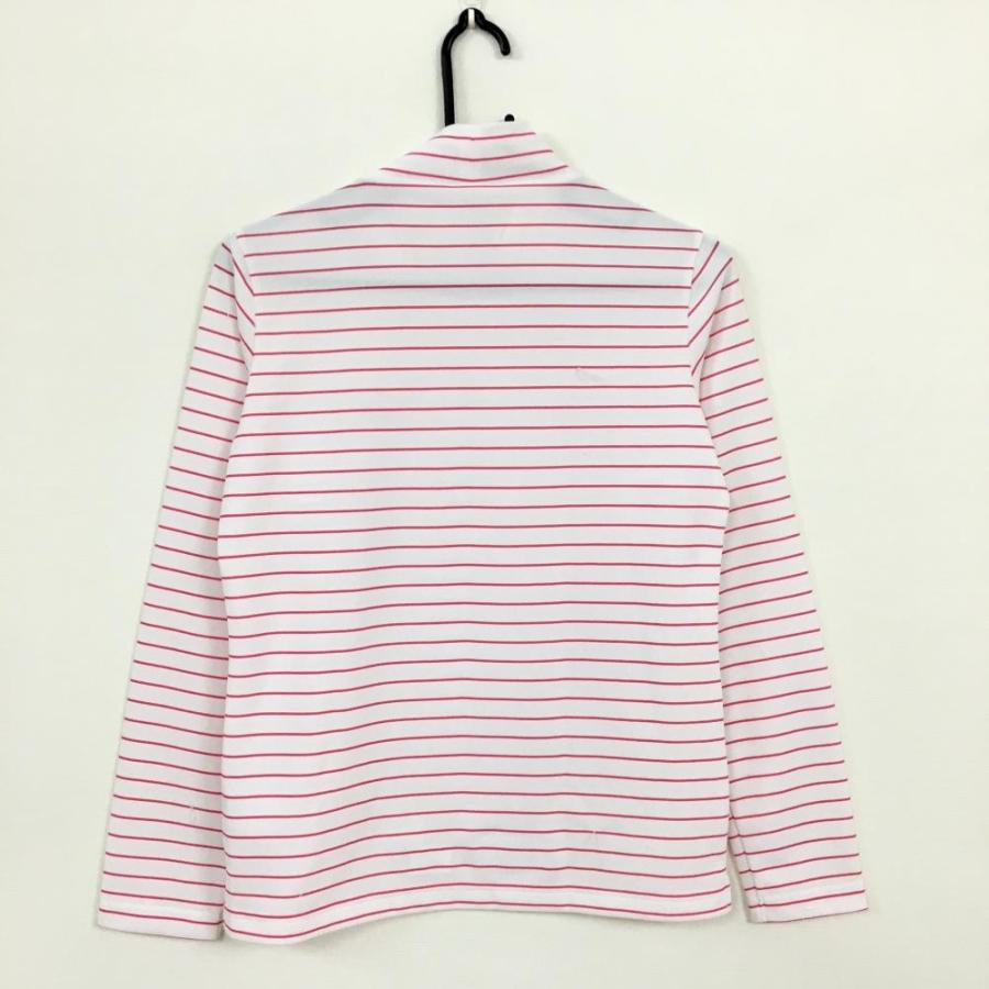 アディダス 長袖ハイネックシャツ 白×ピンク ボーダー レディース L/G ゴルフウェア adidas/55%OFF価格 :1-240001042685:レオナード 通販 ★特価50%OFF★アディダス 長袖ハイネックシャツ 黒×白×ピンク ボーダー ストレッチ ロゴ刺繍 レディース M ゴルフウェア adidas