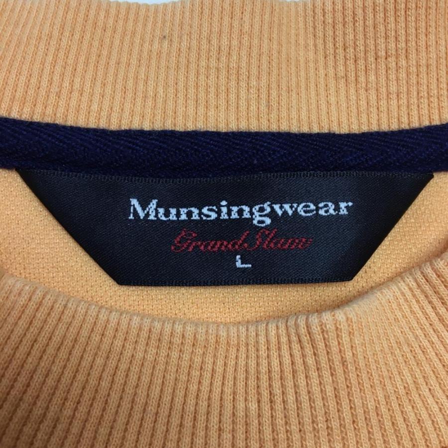 Munsingwear（マンシングウェア） 長袖トレーナー ライトオレンジ ロゴ
