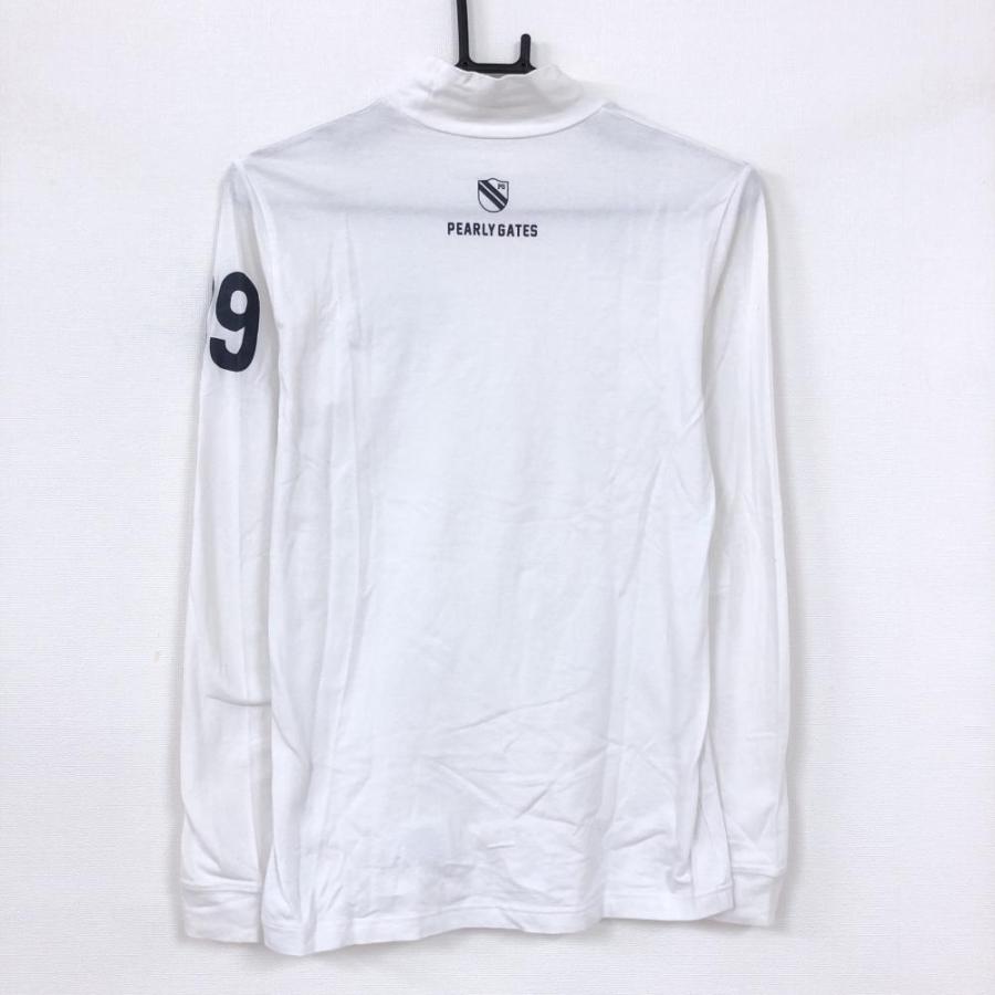 Pearley Gates パーリーゲイツ 長袖ハイネックシャツ 白 ダークネイビー ロゴプリント インナーウェア メンズ 5 M ゴルフウェア 1 レオナード 通販 Yahoo ショッピング