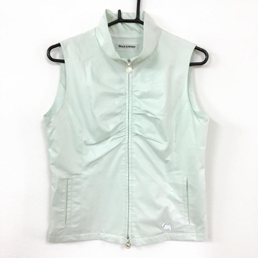 美品 Black White ブラックアンドホワイト アウターベスト ライトグリーン 裏地メッシュ 犬 プリント レディース 1 S ゴルフウェア 1 レオナード 通販 Yahoo ショッピング