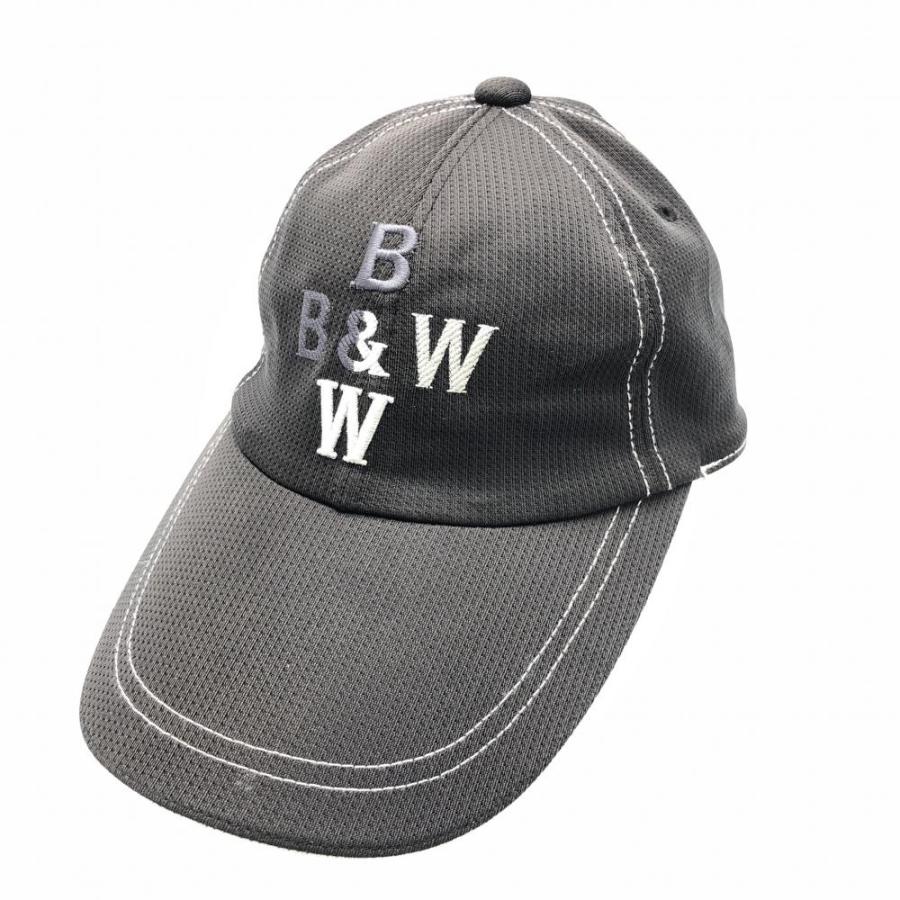 ブラック＆ホワイト Black ＆ White　ゴルフキャップ　未使用 ☆SALE70%OFF☆Black＆White ブラックアンドホワイト キャップ 黒