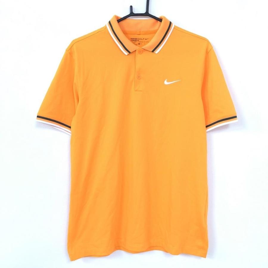 70 Off価格 超美品 Nike ナイキゴルフ 半袖ポロシャツ オレンジ 白 シンプル Dri Fit メンズ M ゴルフウェア 1 レオナード 通販 Yahoo ショッピング