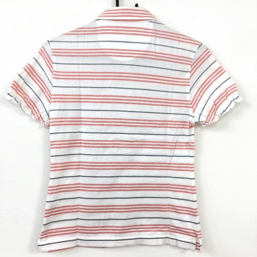 50%OFF価格／BURBERRY GOLF バーバリー 半袖ポロシャツ 白×レッド