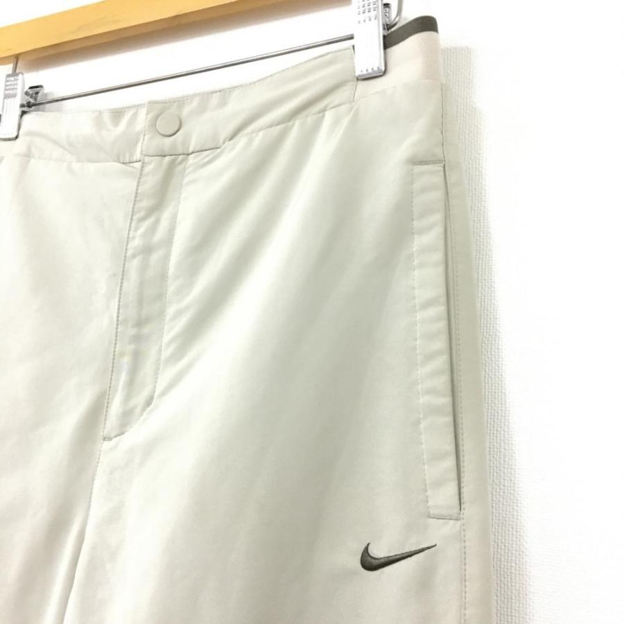 NIKE（ナイキ） パンツ ベージュ 裏地メッシュ 裾ジップ シンプル