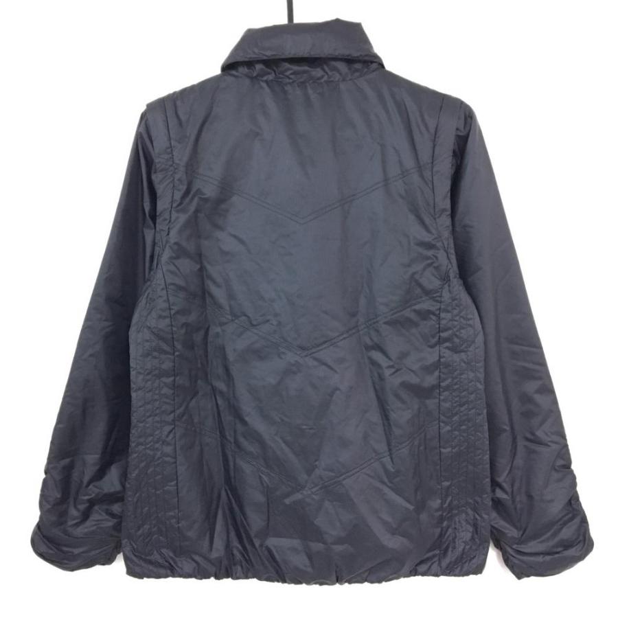 OAKLEY（オークリー） 2WAY中綿ジャケット 黒 袖着脱可 チェック地模様