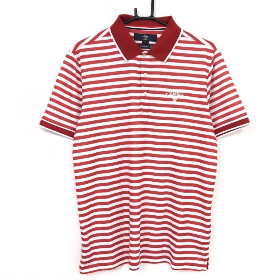 Callaway DRYSPORT 半袖ポロシャツ ゴルフウェア ボーダー Callaway DRYSPORT 半袖ポロシャツ ゴルフウェア ボーダー 50%OFF価格