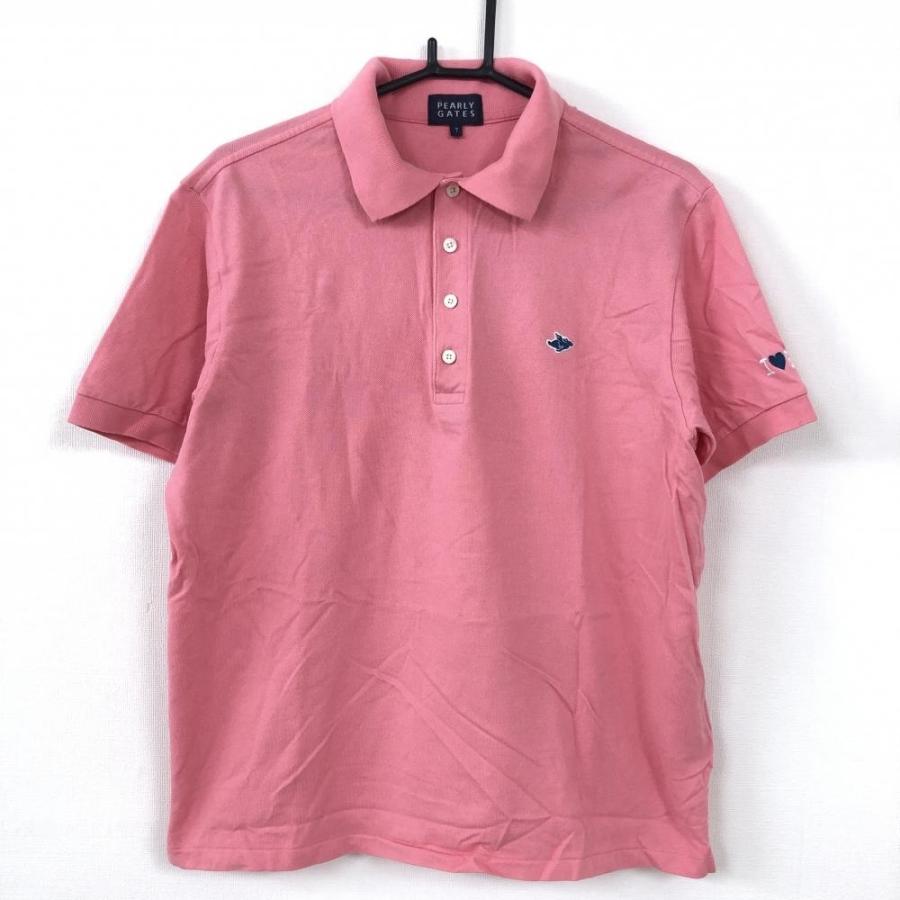Off価格 美品 Pearley Gates パーリーゲイツ 半袖ポロシャツ ピンク ブルー シンプル 刺しゅう メンズ 7 3ｌ ゴルフウェア 1 レオナード 通販 Yahoo ショッピング