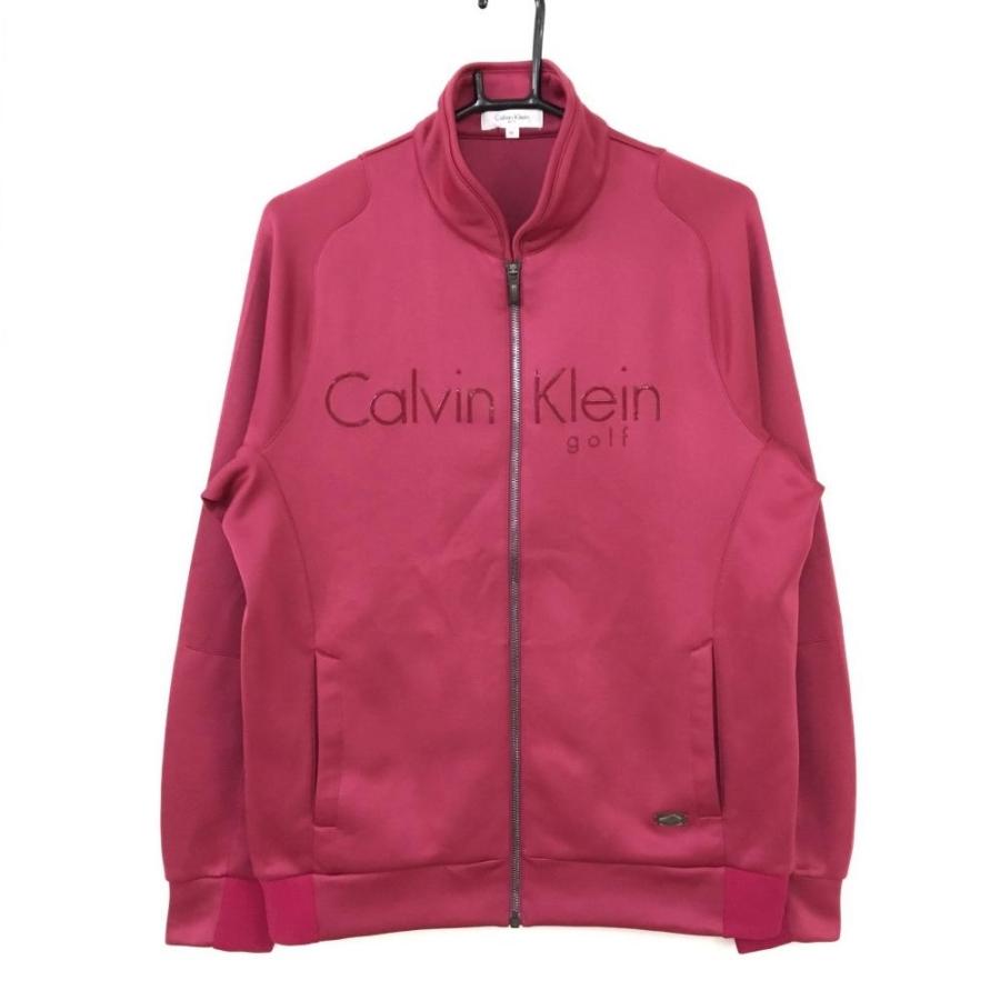 10 Off価格 美品 Calvin Klein カルバンクラインゴルフ ブルゾンジャケット ワインレッド ロゴ メンズ Ll ゴルフウェア 1 レオナード 通販 Yahoo ショッピング