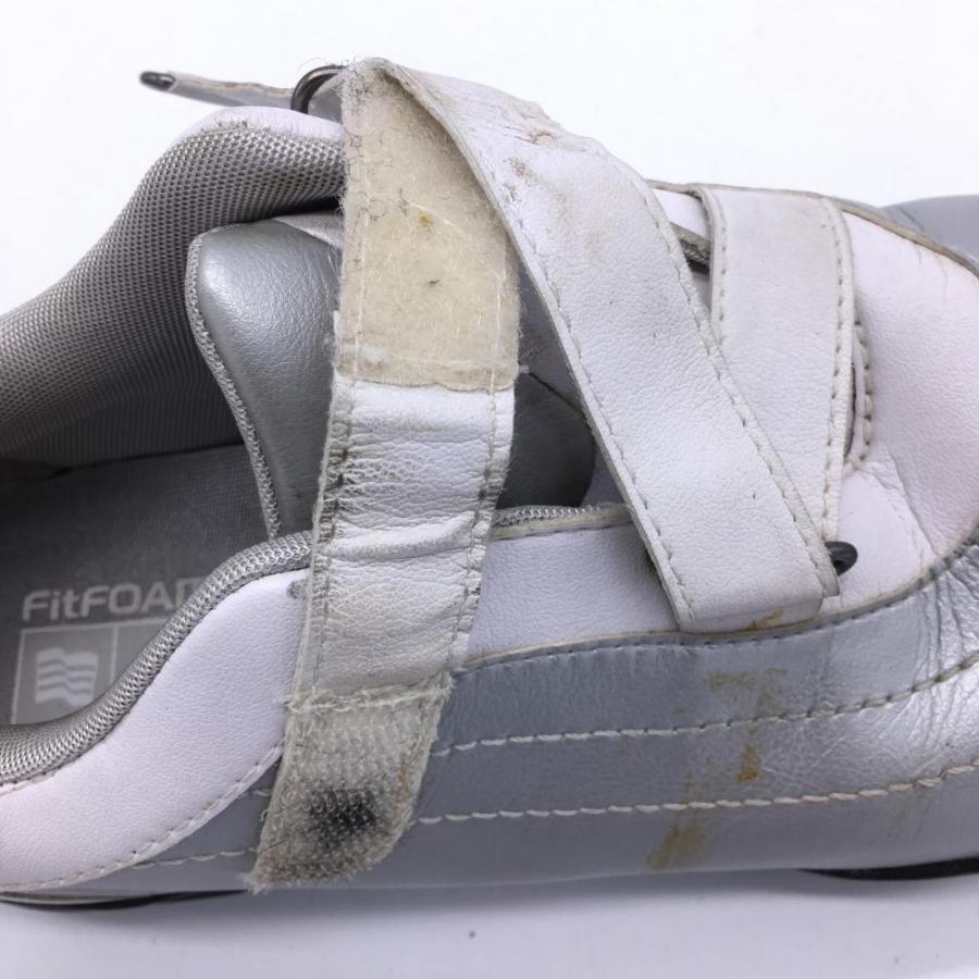 ☆SALE60%OFF☆adidas アディダス ゴルフシューズ 白×シルバー EVG