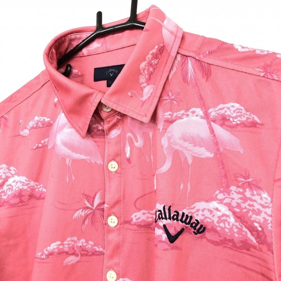 ☆20%OFF価格☆【超美品】Callaway キャロウェイ 半袖ポロシャツ ピンク フラミンゴ総柄 メンズ L ゴルフウェア :1-240001050075:レオナード - 通販 - Yahoo!ショッピング ☆20%OFF価格☆【超美品】Callaway キャロウェイ 半袖ポロシャツ ピンク フラミンゴ総柄 メンズ L ゴルフウェア :1-240001050075:レオナード - 通販 - Yahoo!ショッピング
