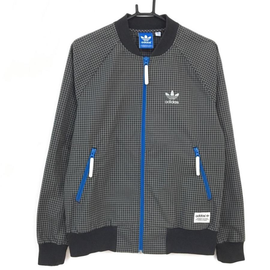 Adidas アディダス オリジナルス ジャケットブルゾン グレー 黒 チェック柄 裏地無し メンズ S ゴルフウェア 1 レオナード 通販 Yahoo ショッピング