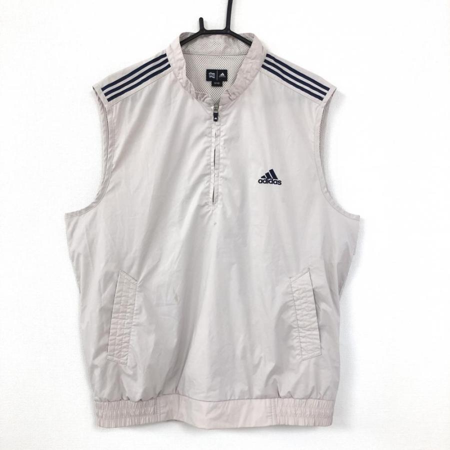 Sale 50 Off Adidas アディダス アウターベスト ライトベージュ ネイビー 3ライン ハーフジップ メンズ O Xg ゴルフウェア 1 レオナード 通販 Yahoo ショッピング