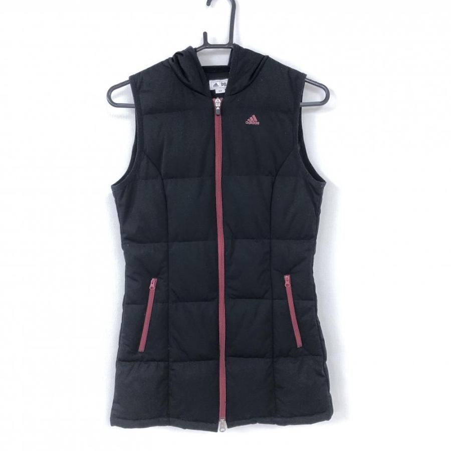 40 Off価格 Adidas アディダス ダウンワンピース 黒 レッド パーカーベスト ダウン90 フェザー10 レディース S ゴルフウェア 1 レオナード 通販 Yahoo ショッピング