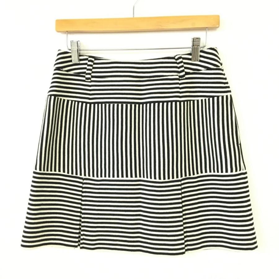 ☆20%OFF価格☆PICONE ピッコーネクラブ スカート 黒×白 ボーダー 