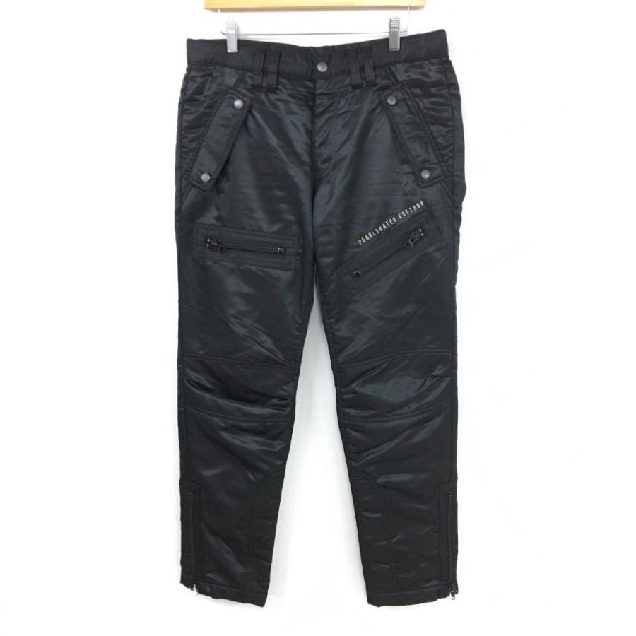 ☆50%OFF価格☆PEARLY GATES パーリーゲイツ 中綿パンツ 黒 裾ジップ