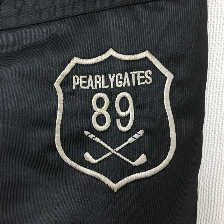 ☆50%OFF価格☆PEARLY GATES パーリーゲイツ 中綿パンツ 黒 裾ジップ