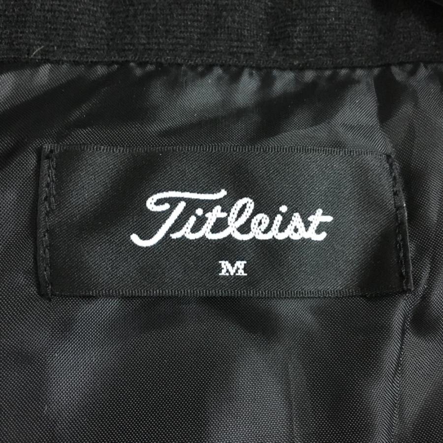 10%OFF価格／TITLEIST タイトリスト 中綿ジャケット 黒×レッド バック