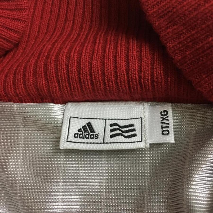 ☆20%OFF価格☆【美品】adidas アディダス 異素材切替ニットブルゾン