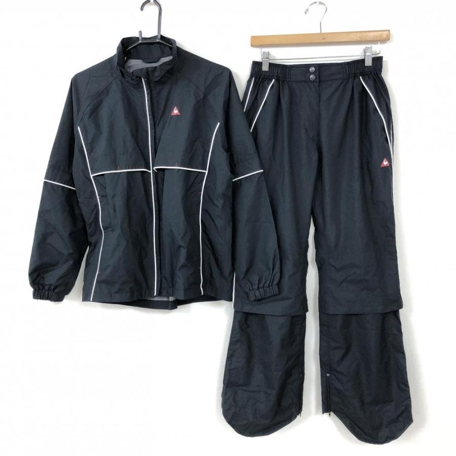 10 Off価格 超美品 Le Coq Sportif ルコック レインウェア 上下セット 2wayジャケット パンツ 黒 白 裏メッシュ レディース M ゴルフウェア 1 レオナード 通販 Yahoo ショッピング